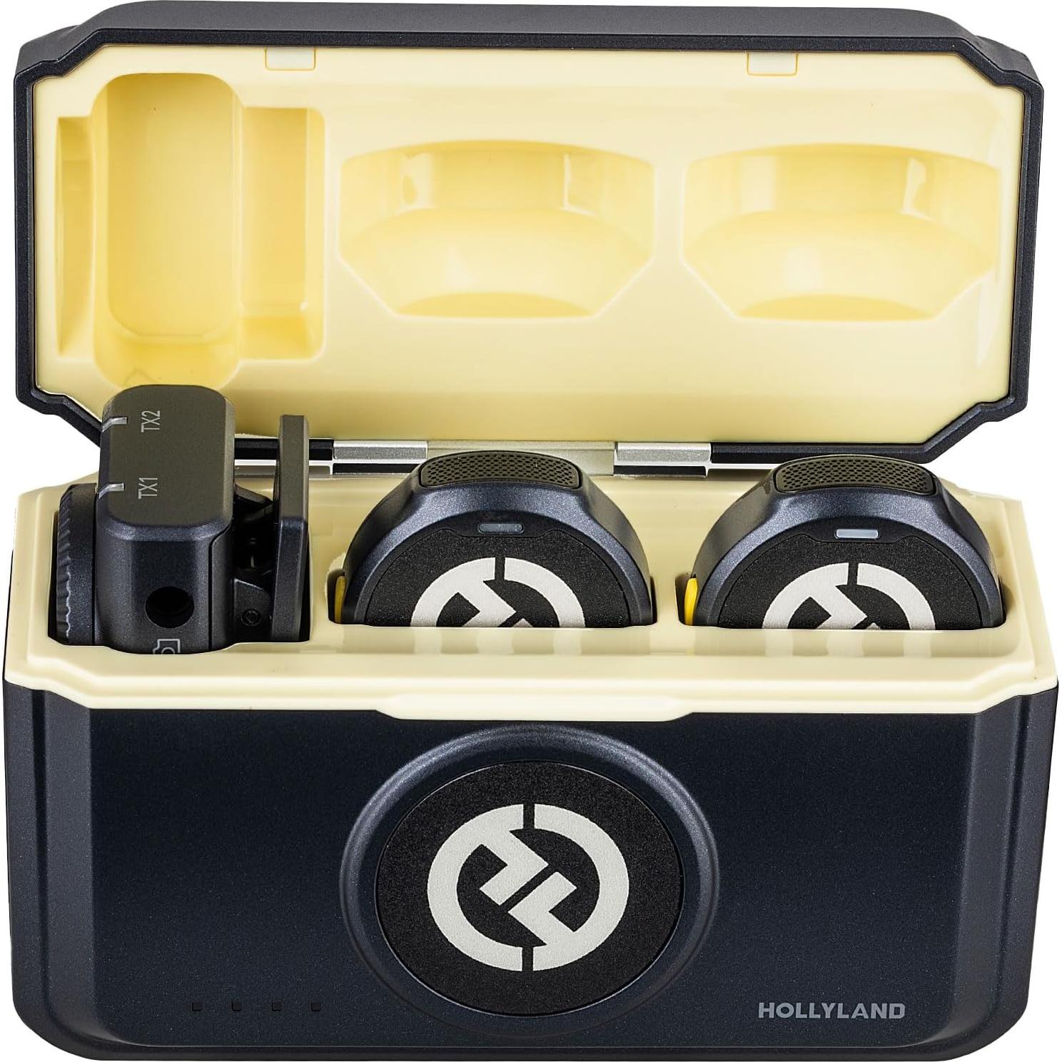 Micrófono Lavalier Inalámbrico Hollyland Lark M2 Duo 2 Personas