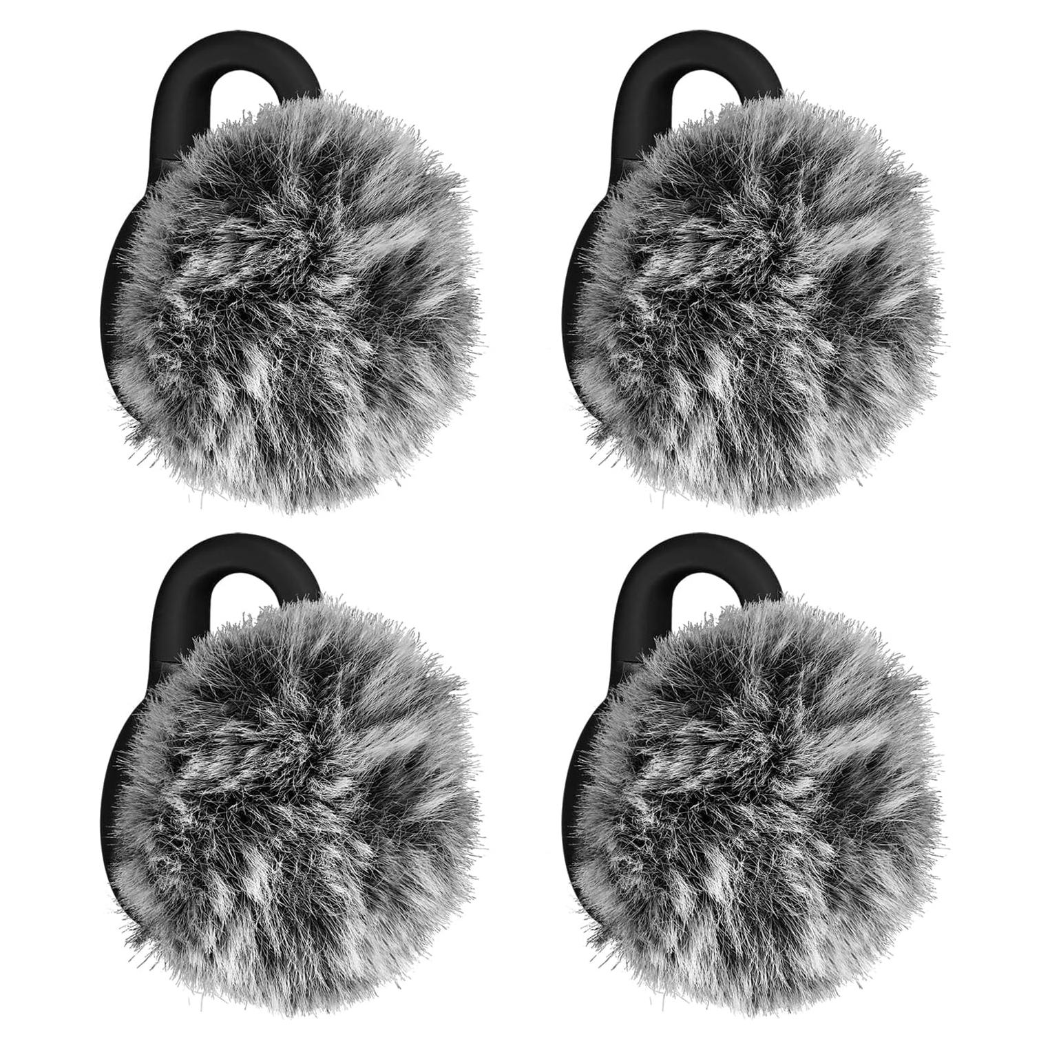 Paravientos Peludo Geekria para Micrófono Hollyland Lark M2S - 4 Piezas