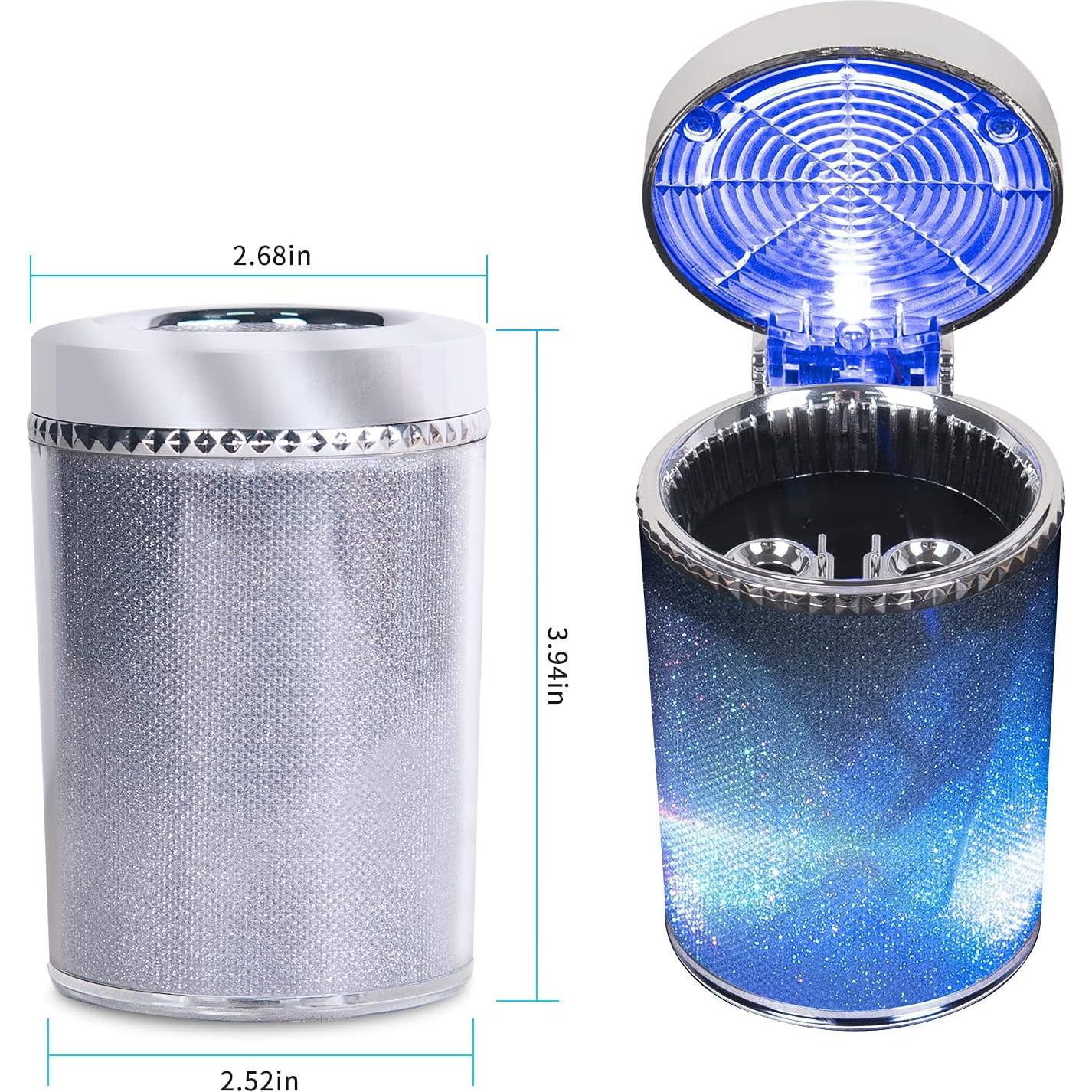 Cenicero de Coche EING Portátil con Luz LED Colorida