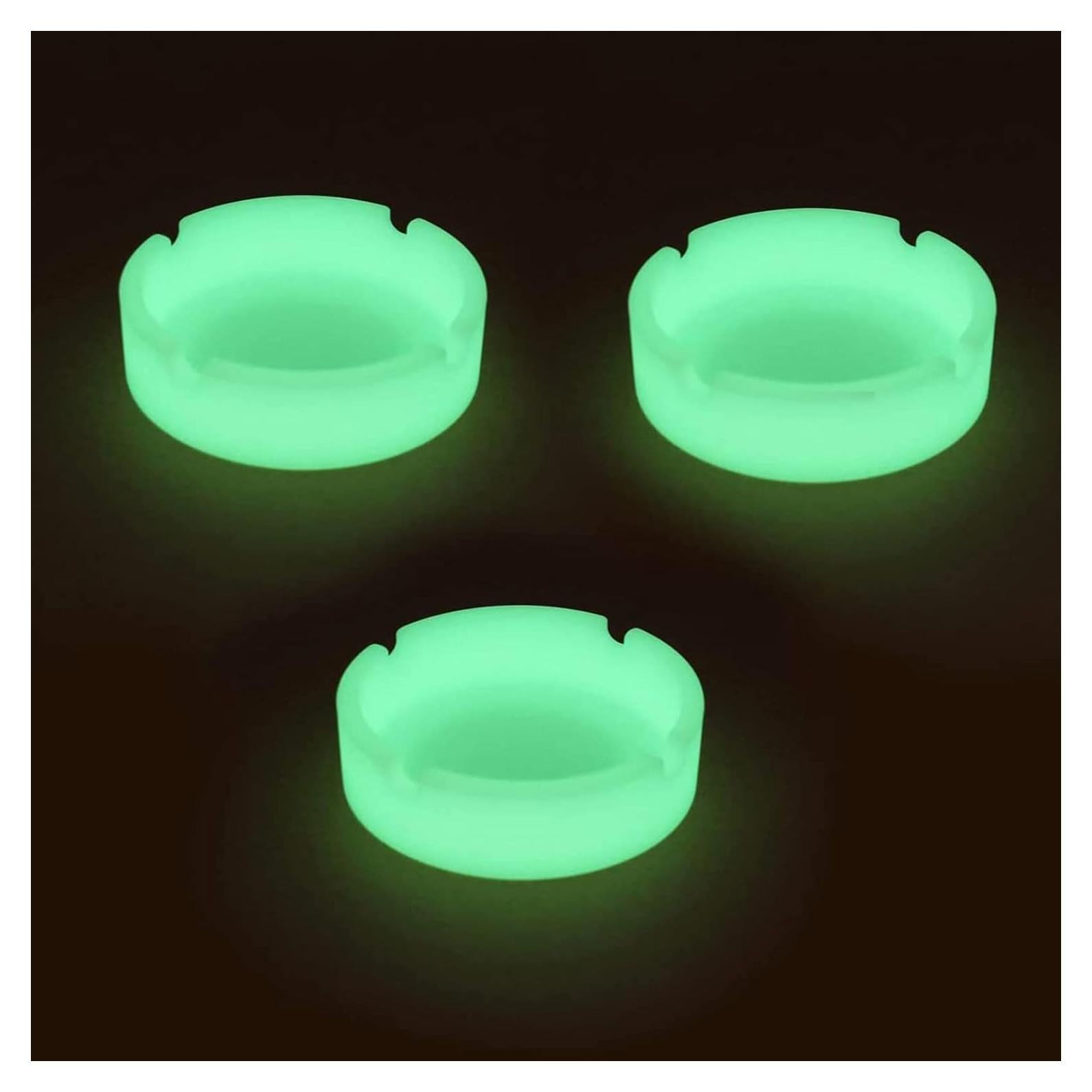 Cenicero Luminiscente de Silicona HOWDIA - Paquete de 3