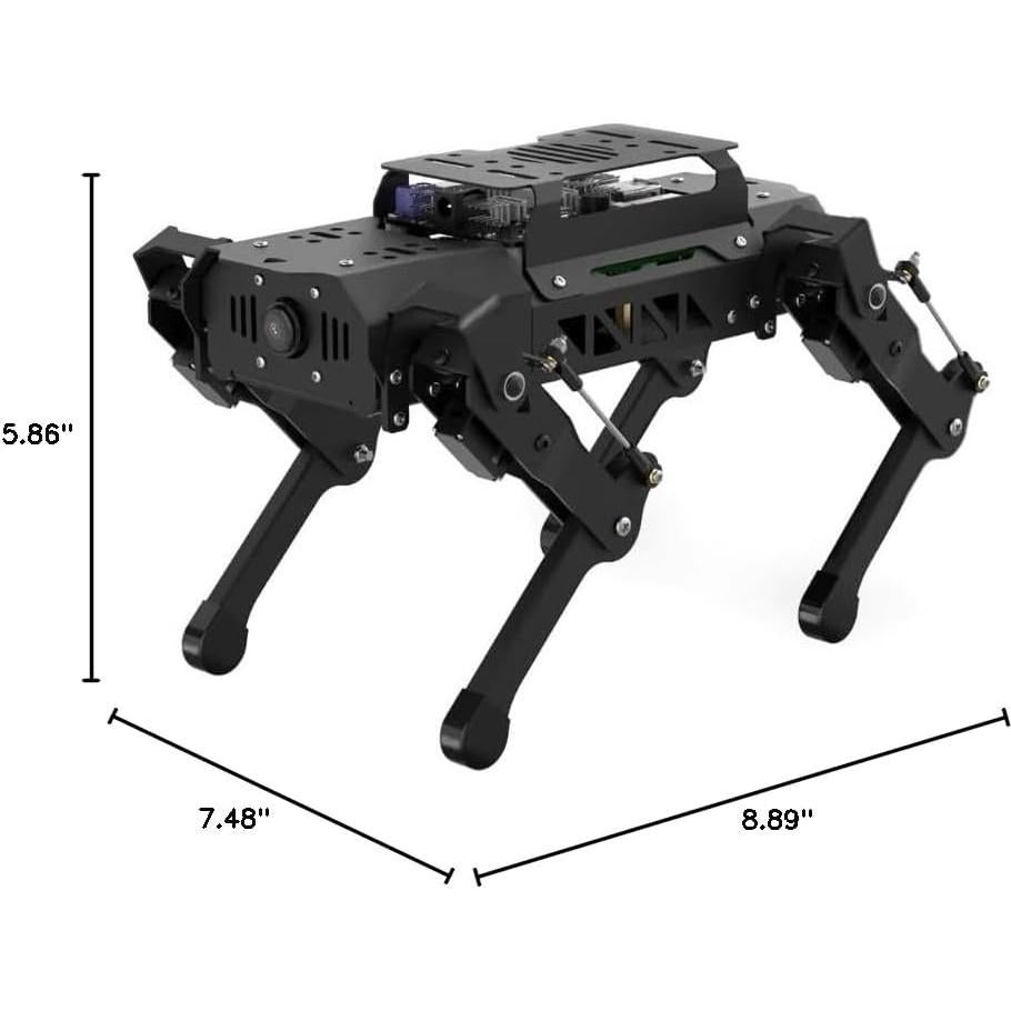 Robot cuadrúpede avanzado Sellvia con visión AI - Kit educativo