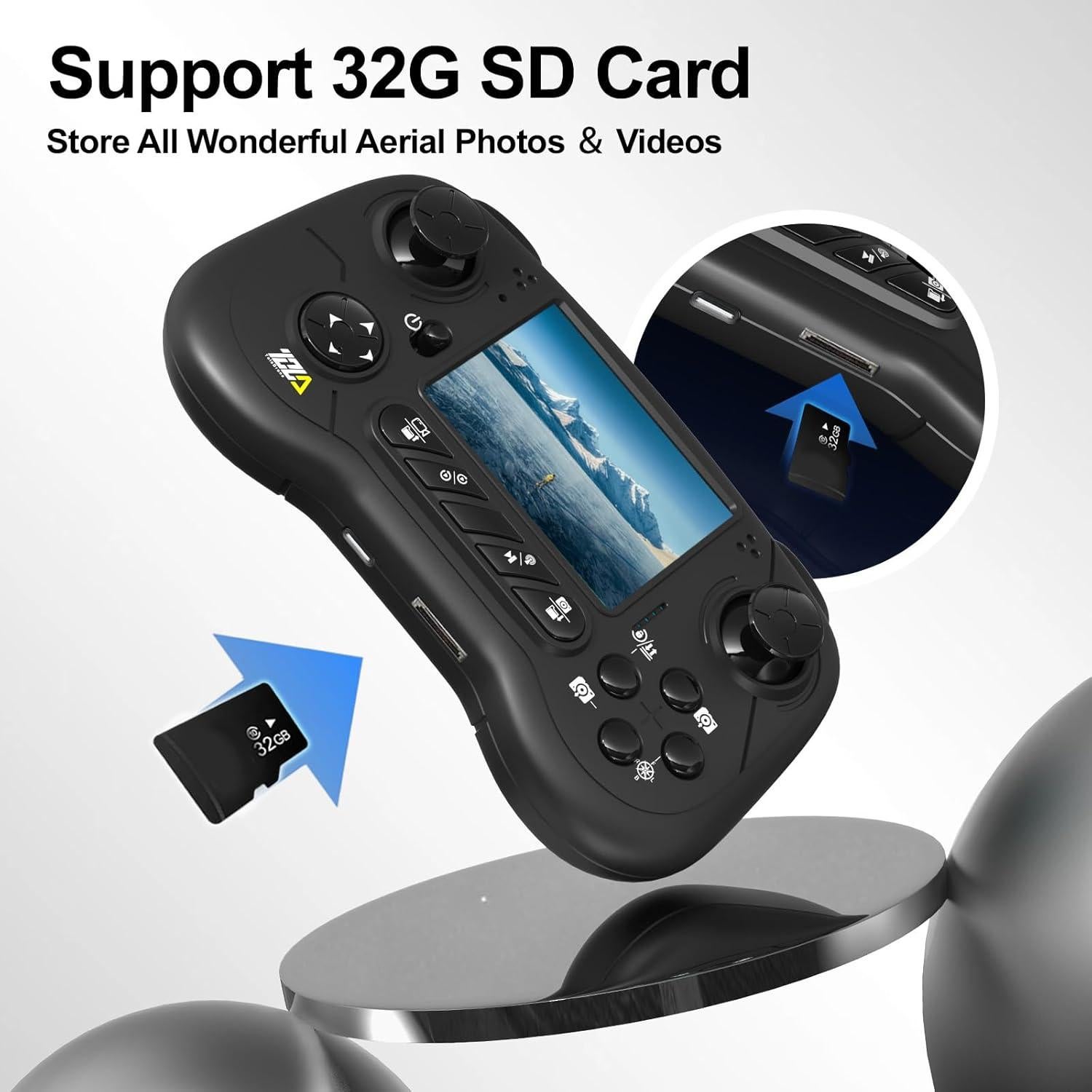 Drone Toladrone TD31LCD con Cámara Ajustable y Control Remoto