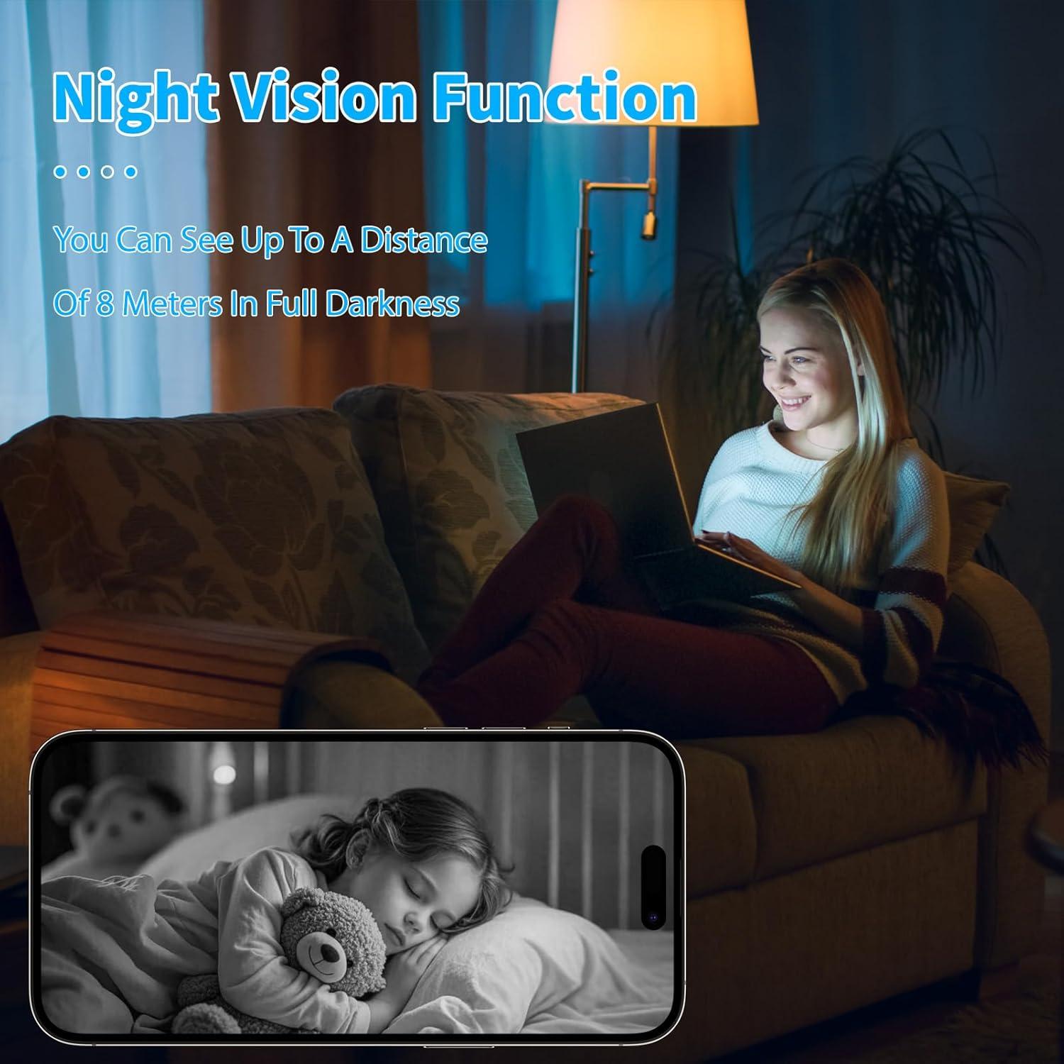 Cámara de Seguridad WiFi RXIMA XN45 4K Inalámbrica Interior