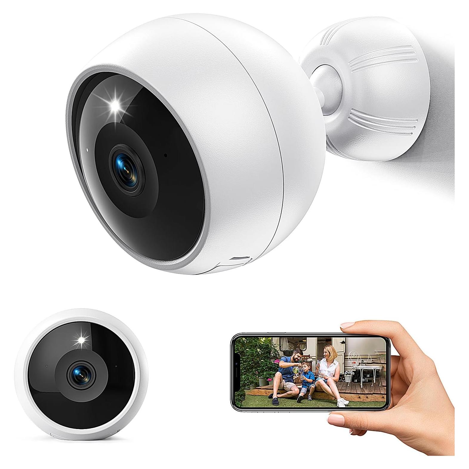 Cámara de Seguridad Inalámbrica JMCAMDM 2K para Exteriores