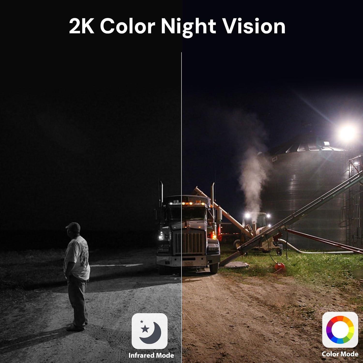Cámara de Seguridad 4G LTE Pinfocal con Visión Nocturna 2K