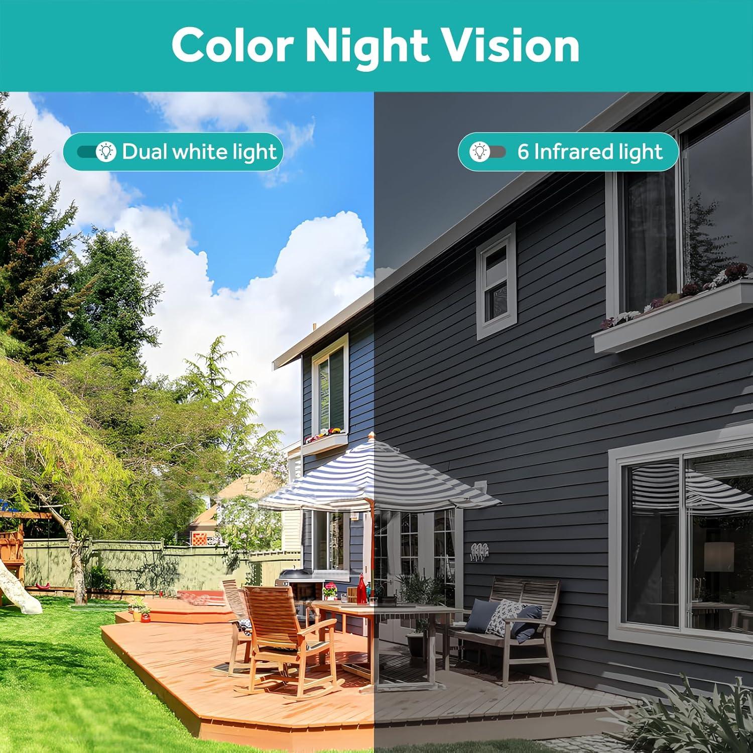 Cámara de Seguridad Solar 4MP Noonkey Inalámbrica IP65