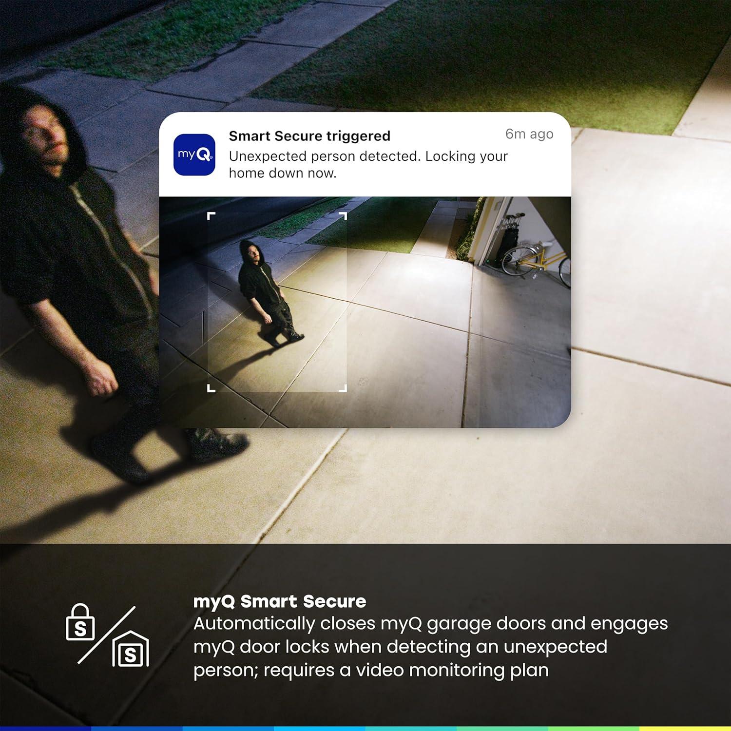 Cámara de Batería Exterior CHAMBERLAIN myQ 2K con Visión Nocturna