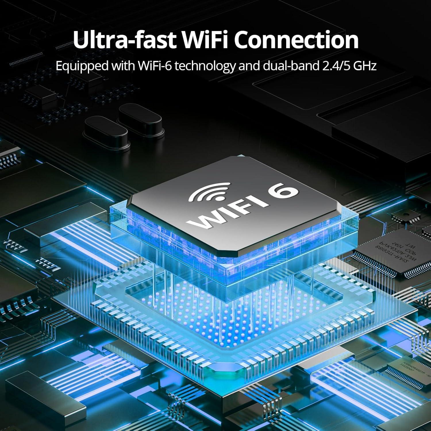 Cámara de Seguridad QNINE Inalámbrica 2K IP66 con Audio