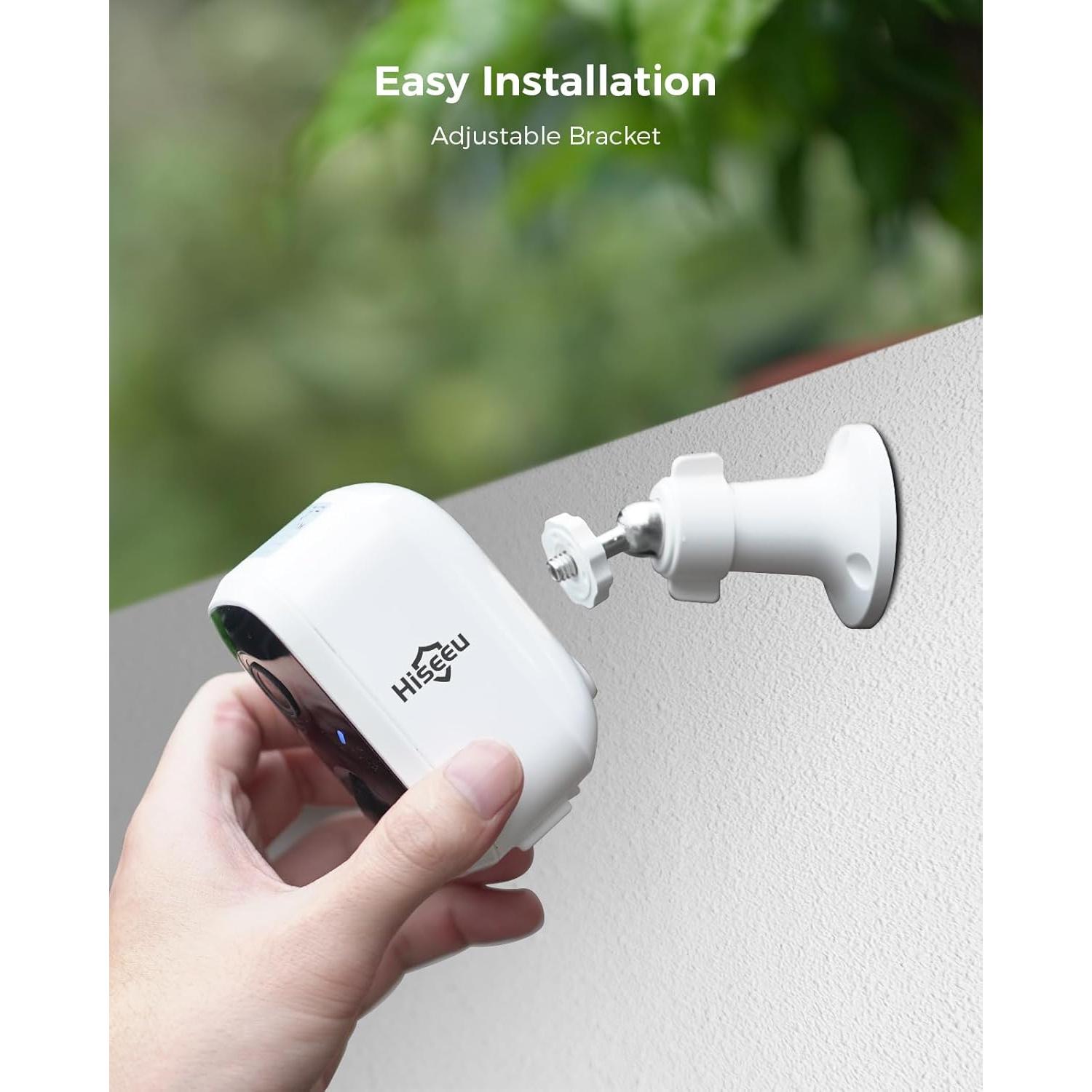 Cámara de Seguridad Hiseeu Inalámbrica Solar 5G/2.4G