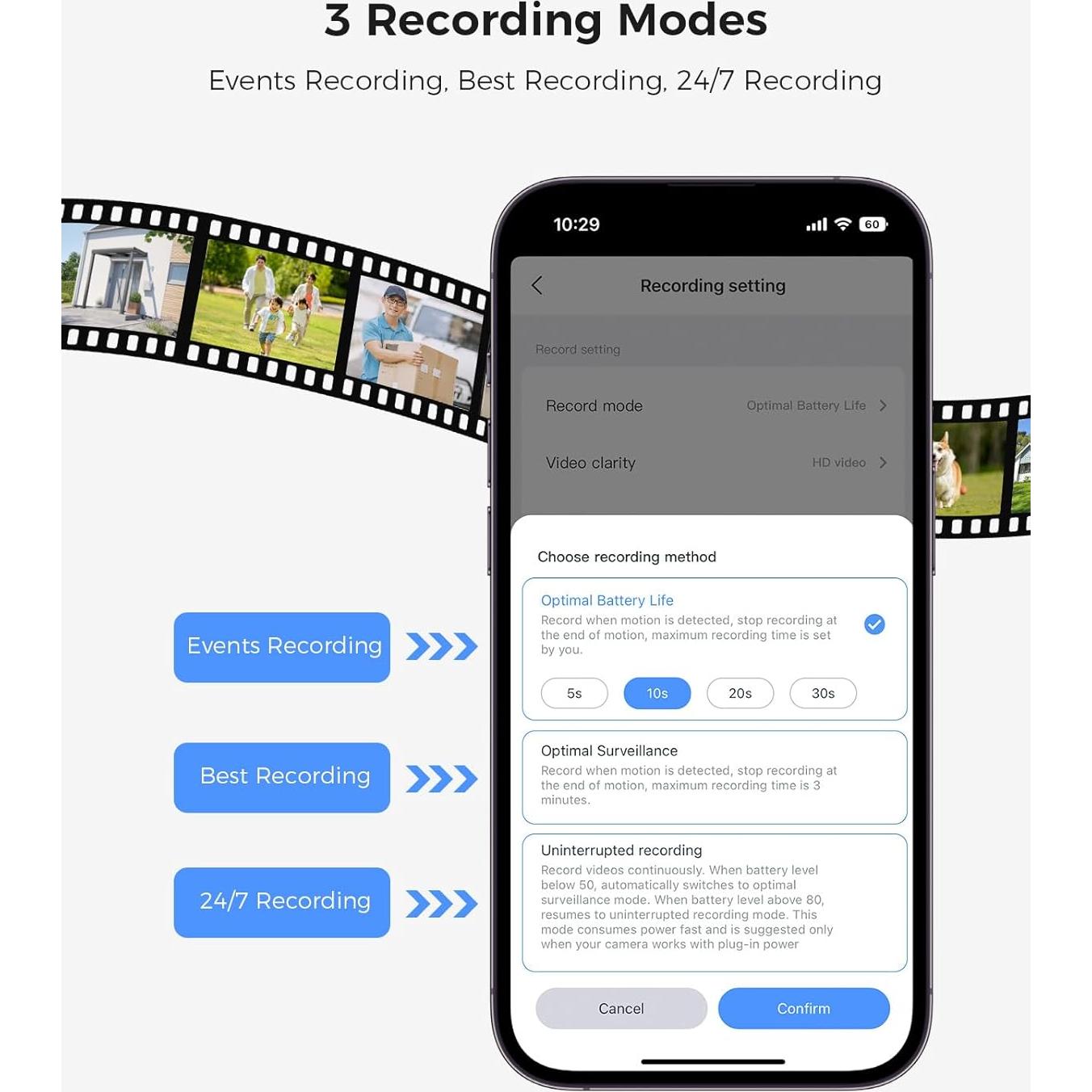 Cámara de Seguridad Hiseeu Inalámbrica Solar 5G/2.4G