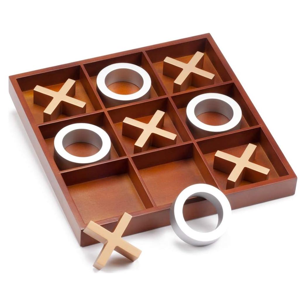 Juego de Tres en Raya Gigante de Madera GSE 35.56 cm