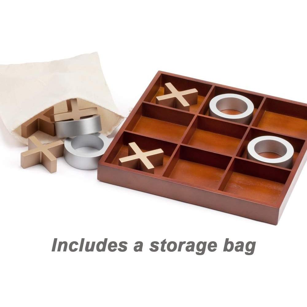 Juego de Tres en Raya Gigante de Madera GSE 35.56 cm