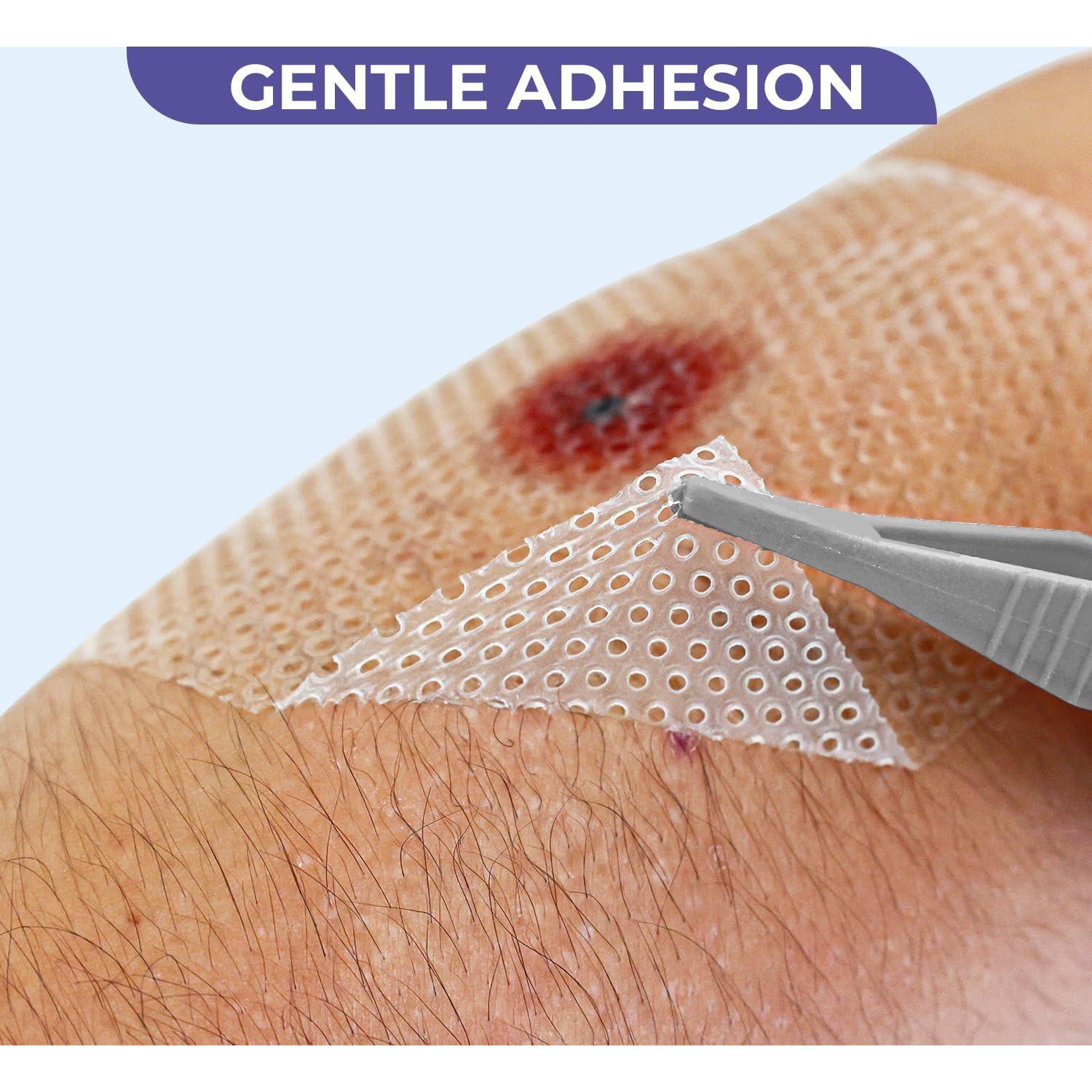 Vendaje Transparente Conkote de Silicona 10x7.6cm - Caja de 10