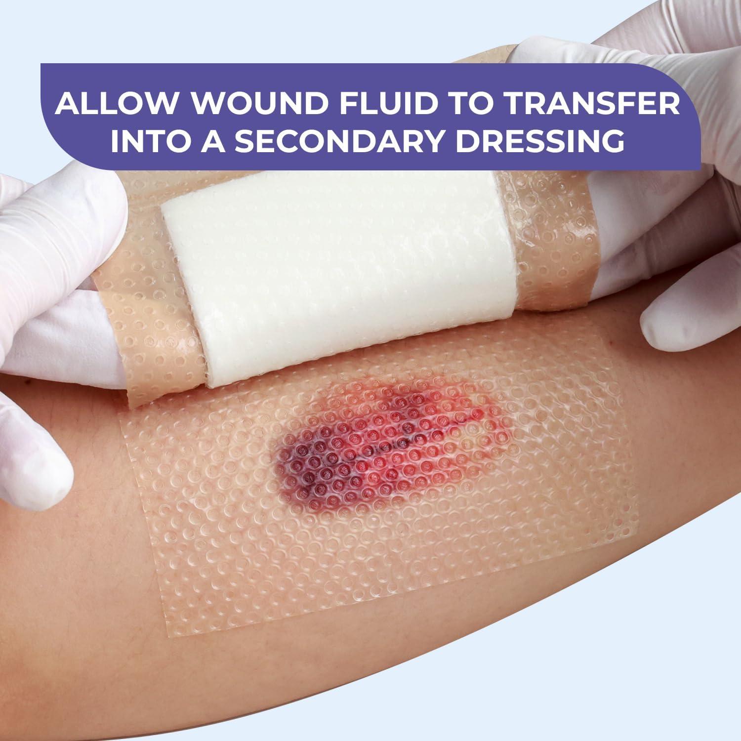 Vendaje Transparente Conkote de Silicona 10x7.6cm - Caja de 10