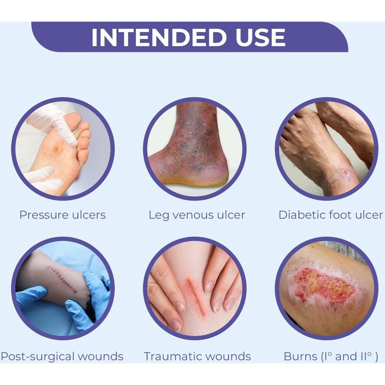 Vendaje Transparente Conkote de Silicona 10x7.6cm - Caja de 10