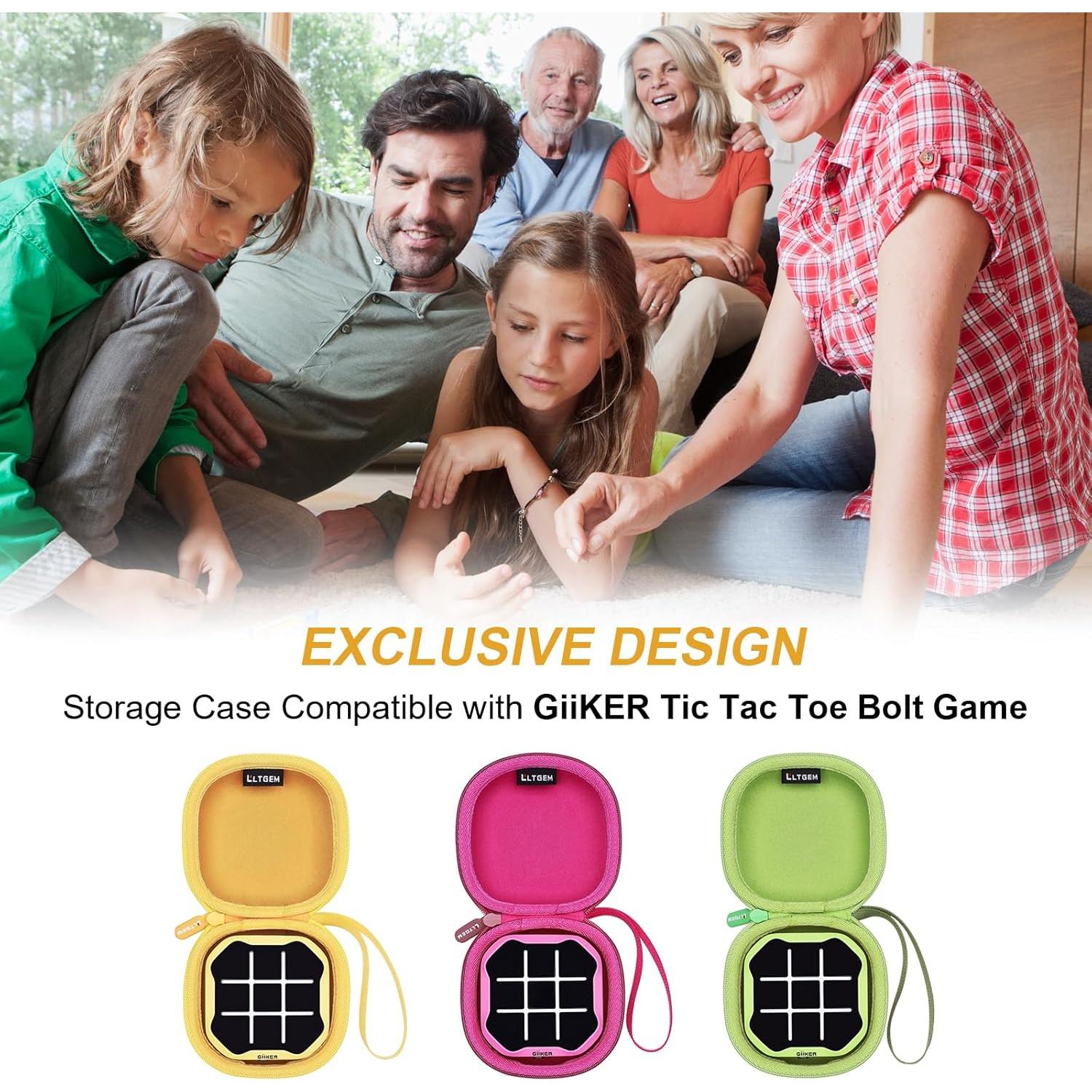 Funda LTGEM Rosa para Juego GiiKER Tic Tac Toe Bolt