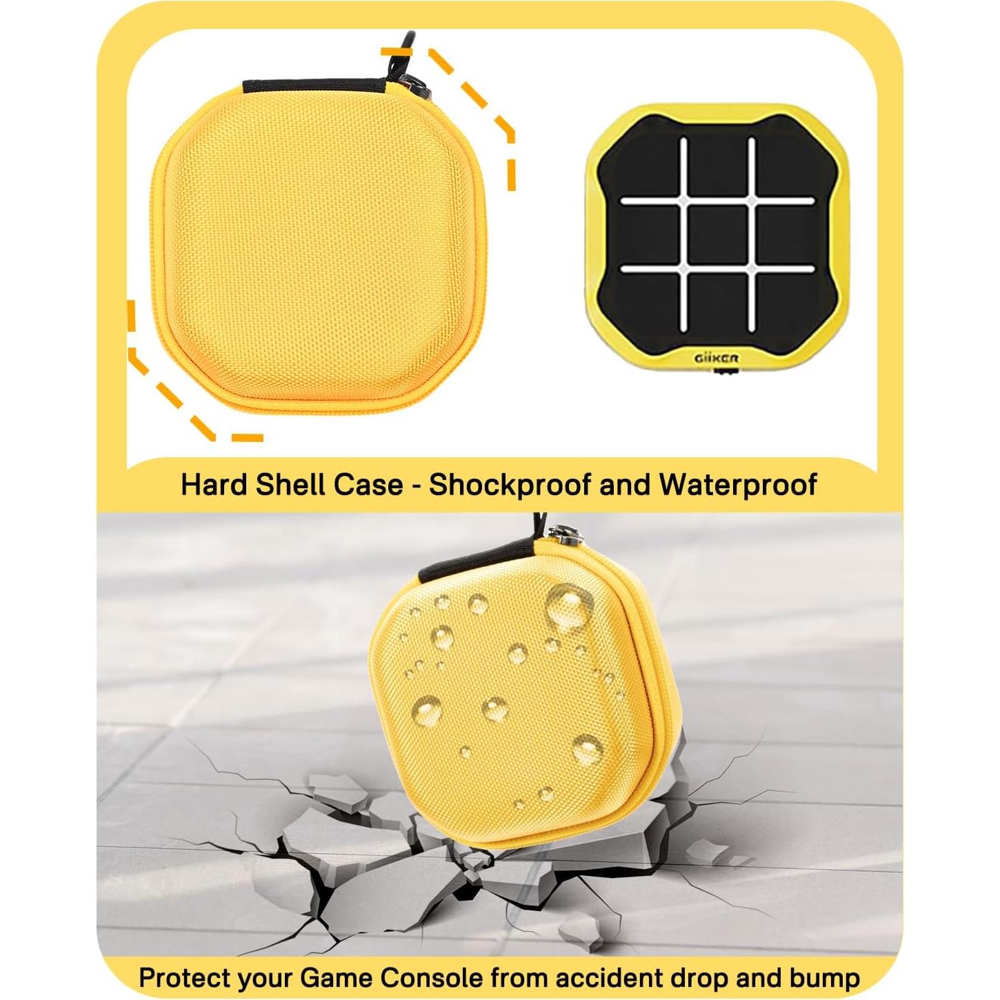 Funda Dura RAIACE para Consola GiiKER Tic Tac Toe Bolt Amarillo