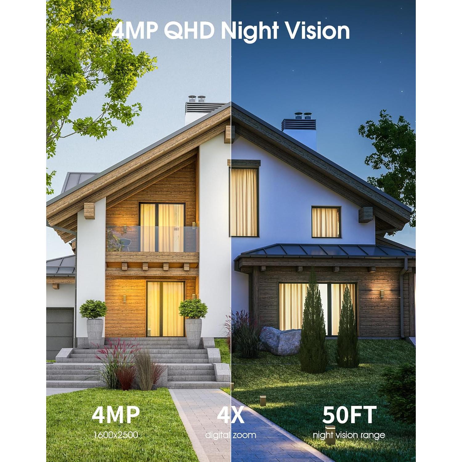 Cámara de Seguridad Solar Inalámbrica ARCCTV C3 4MP Exterior