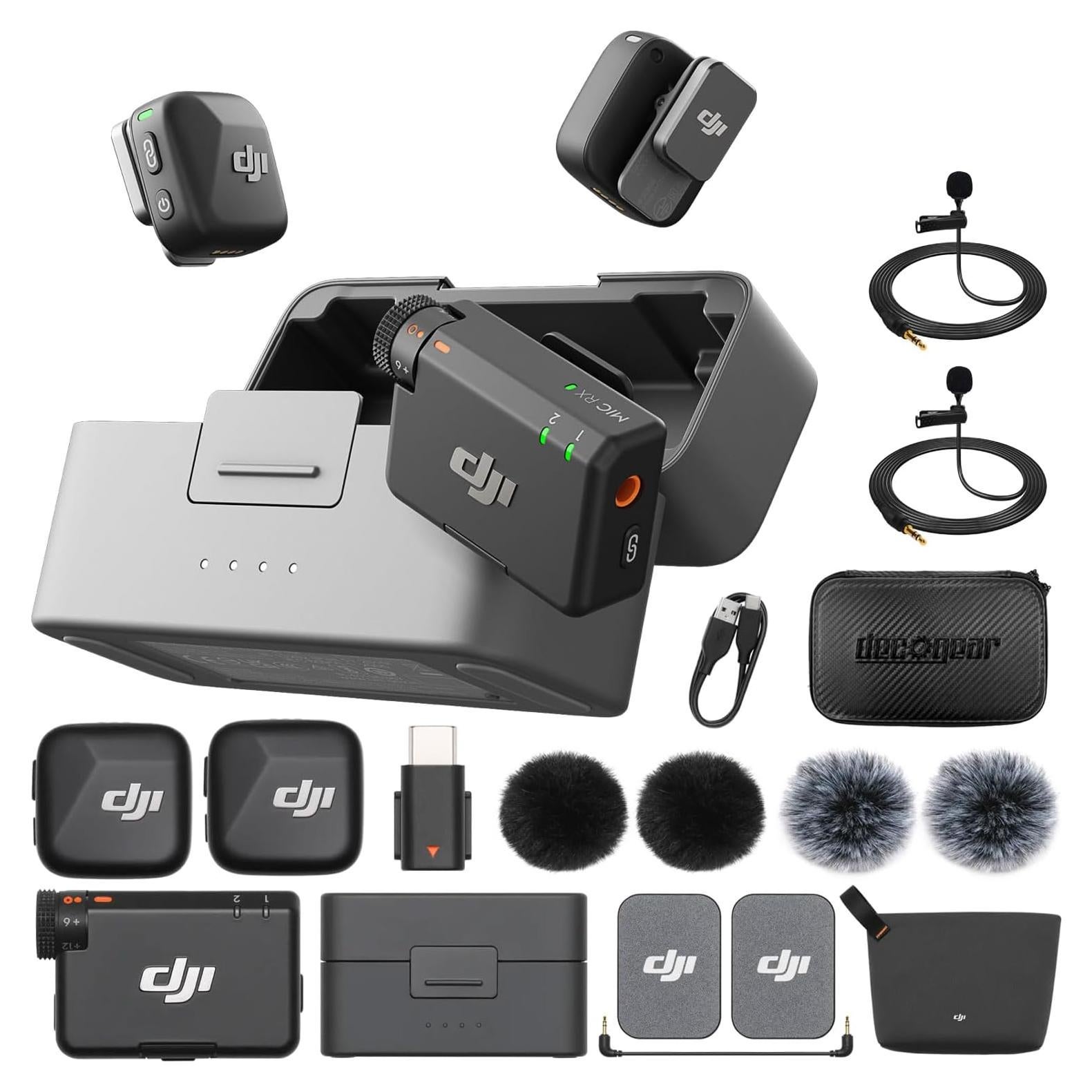 Micrófono Lavalier Inalámbrico DJI Mic Mini 2 TX + 1 RX