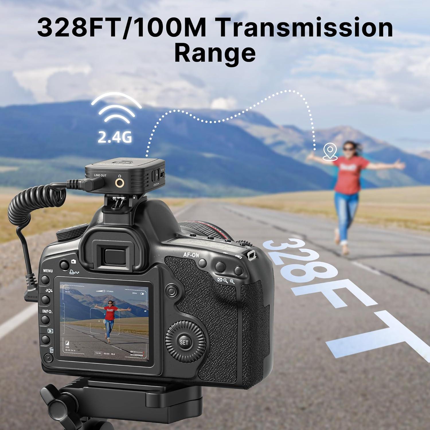 Saramonic Blink 500 T4 Micrófono Lavalier Inalámbrico 4 Canales