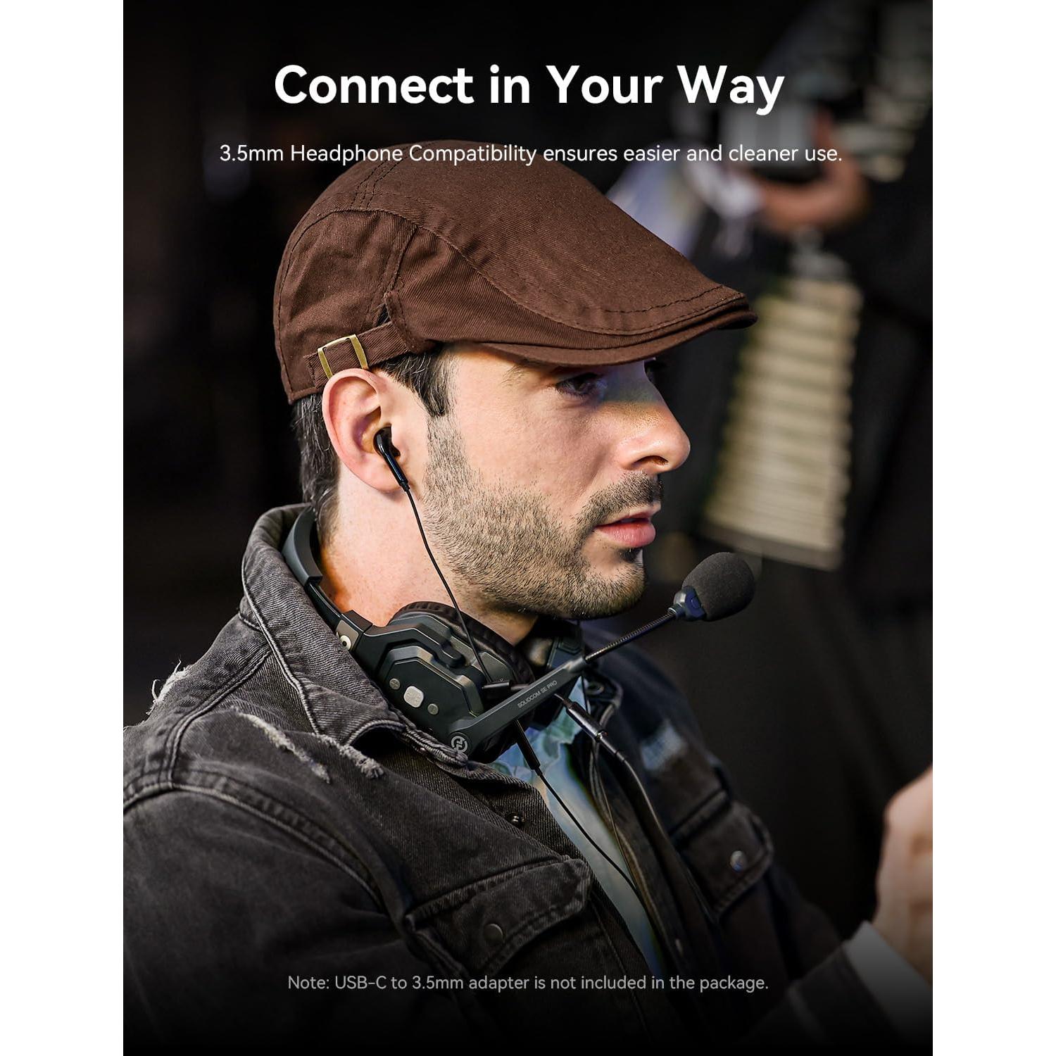 Auriculares Inalámbricos Hollyland Solidcom SE PRO 2 Usuarios ENC