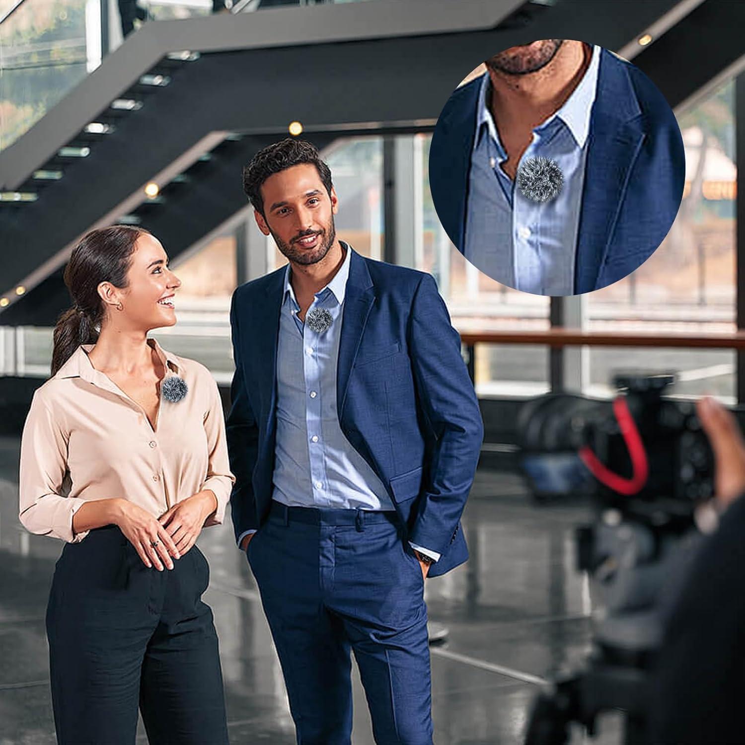 Paquete de 4 pantallas contra viento Hollyland Lark M2 - Gris