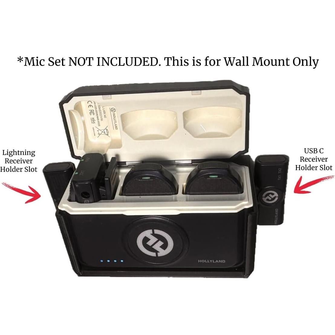 Soporte de Pared Hollyland Lark M2 - Accesorio de Almacenamiento