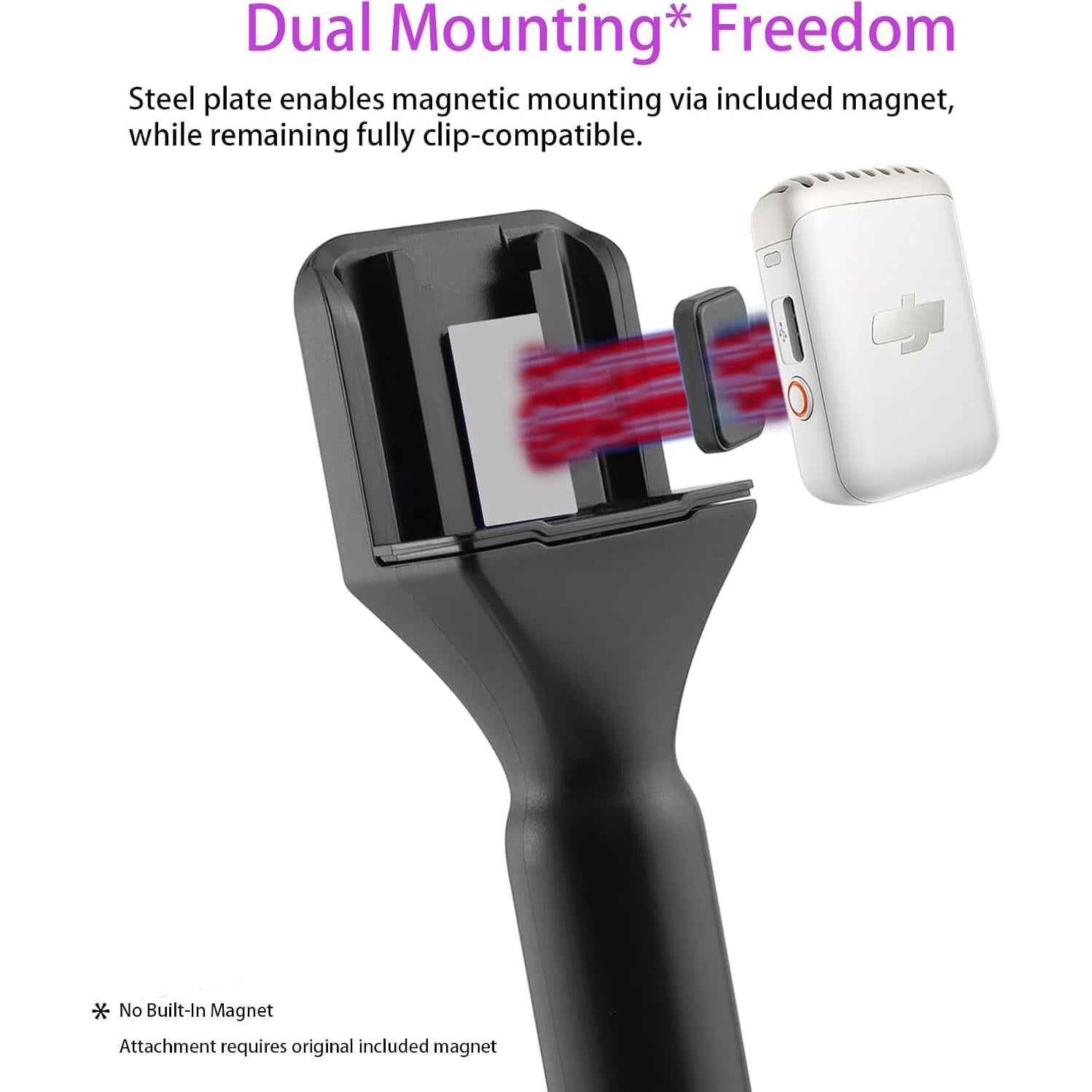 Soporte de Mano para Micrófono Inalámbrico DJI Mic Mini/1/2