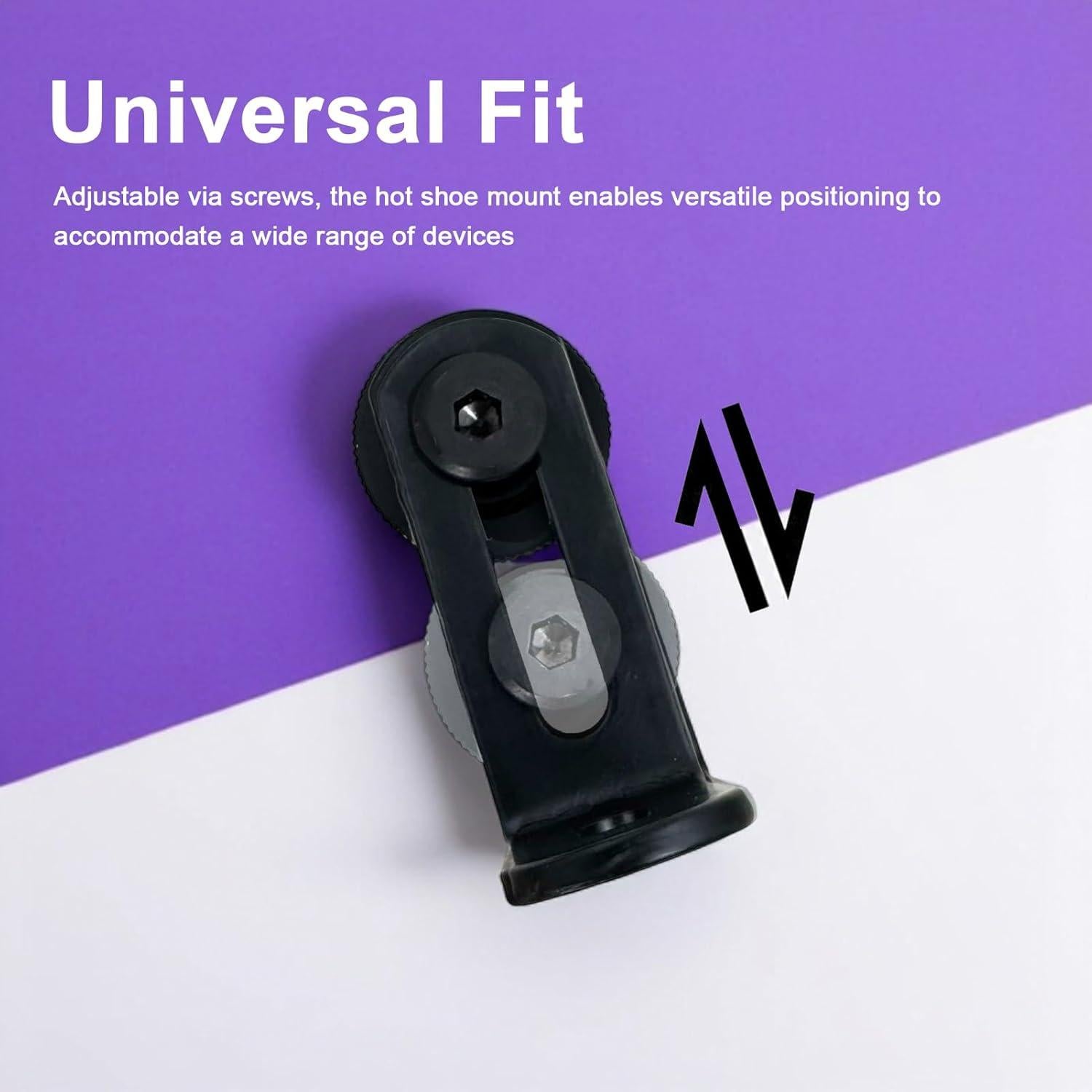 Adaptador de Montaje de Zapata Fría Kimyoaee para Micrófonos Inalámbricos