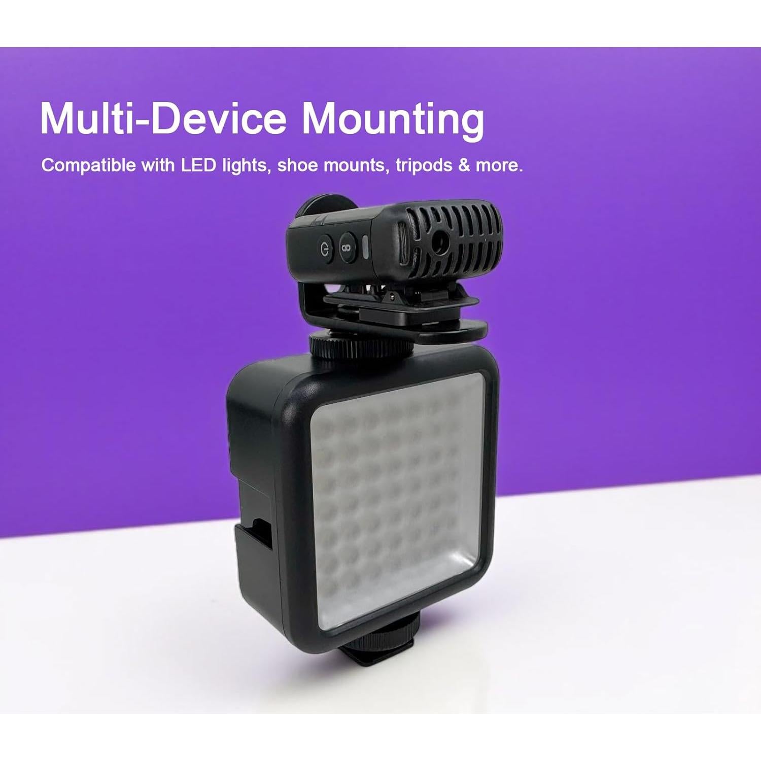 Adaptador de Montaje de Zapata Fría Kimyoaee para Micrófonos Inalámbricos