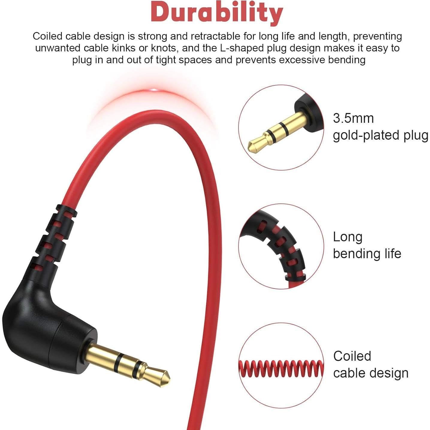 Adaptador Zosvoses USB C a 3.5mm TRS para Micrófonos
