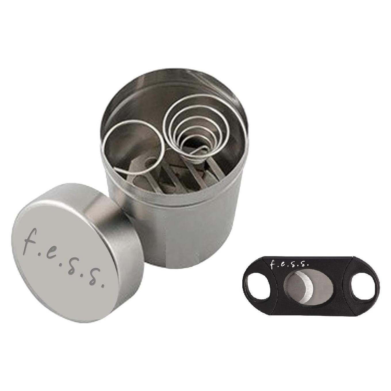 Cenicero portátil F.e.s.s. con cortador de cigarros 80R