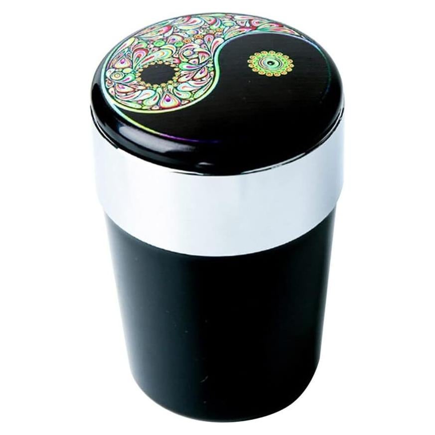 Basurero de coche MeiBoAll con tapa y luz LED azul 127g