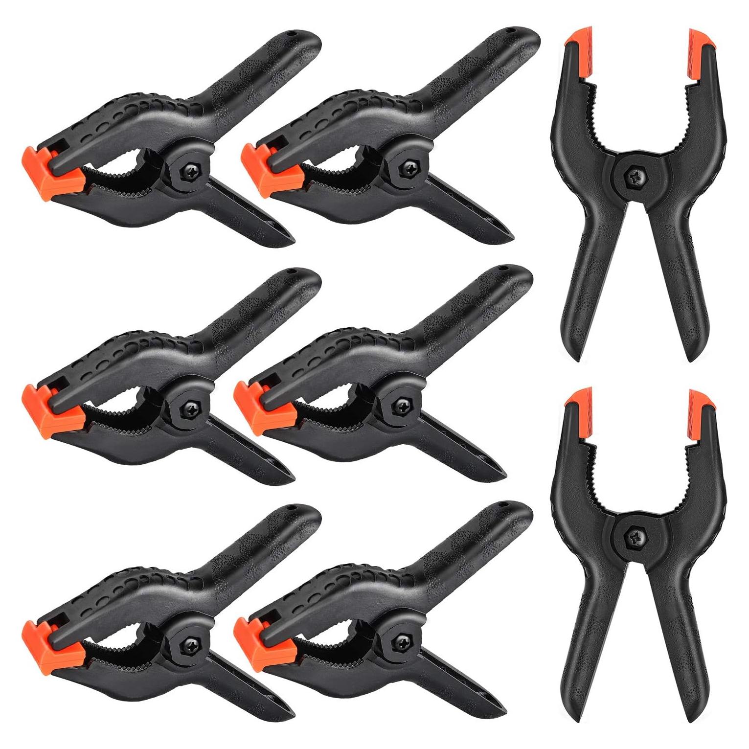 Pinzas de Resorte Yesker 8 Piezas Nylon 11.18 cm Resistente