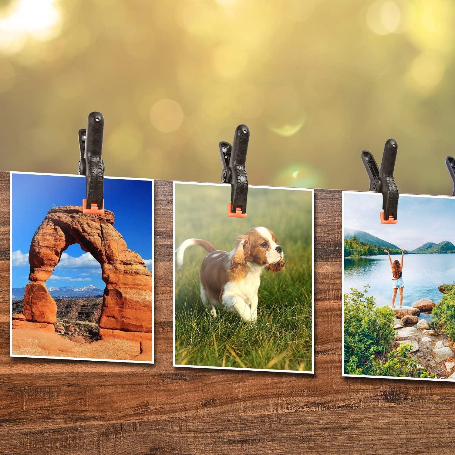 Pinzas de Resorte Yesker 8 Piezas Nylon 11.18 cm Resistente