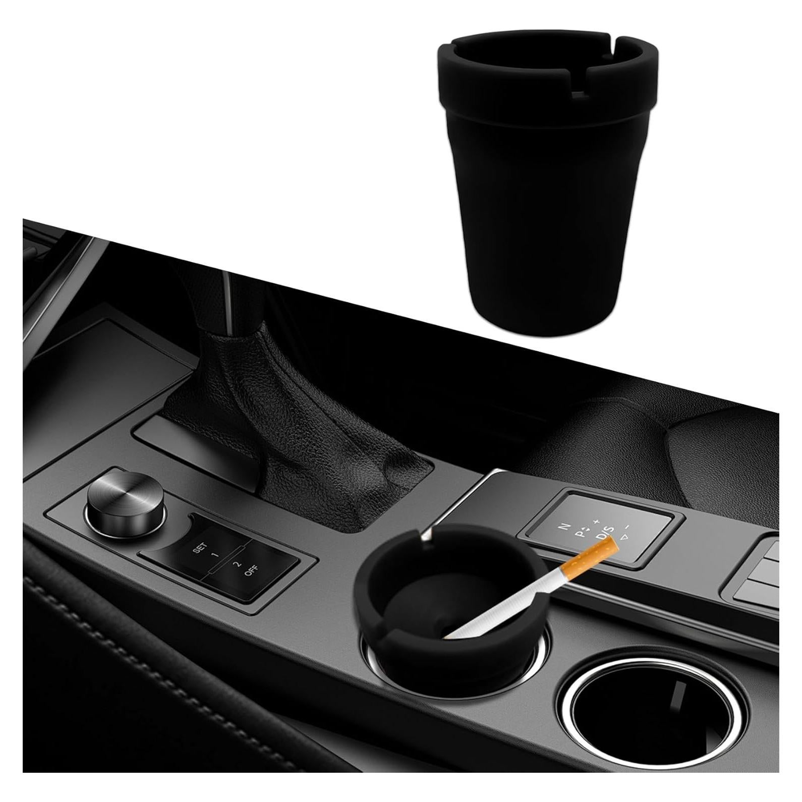 Cenicero de coche Tecledsn automático a prueba de olores 10.6 cm