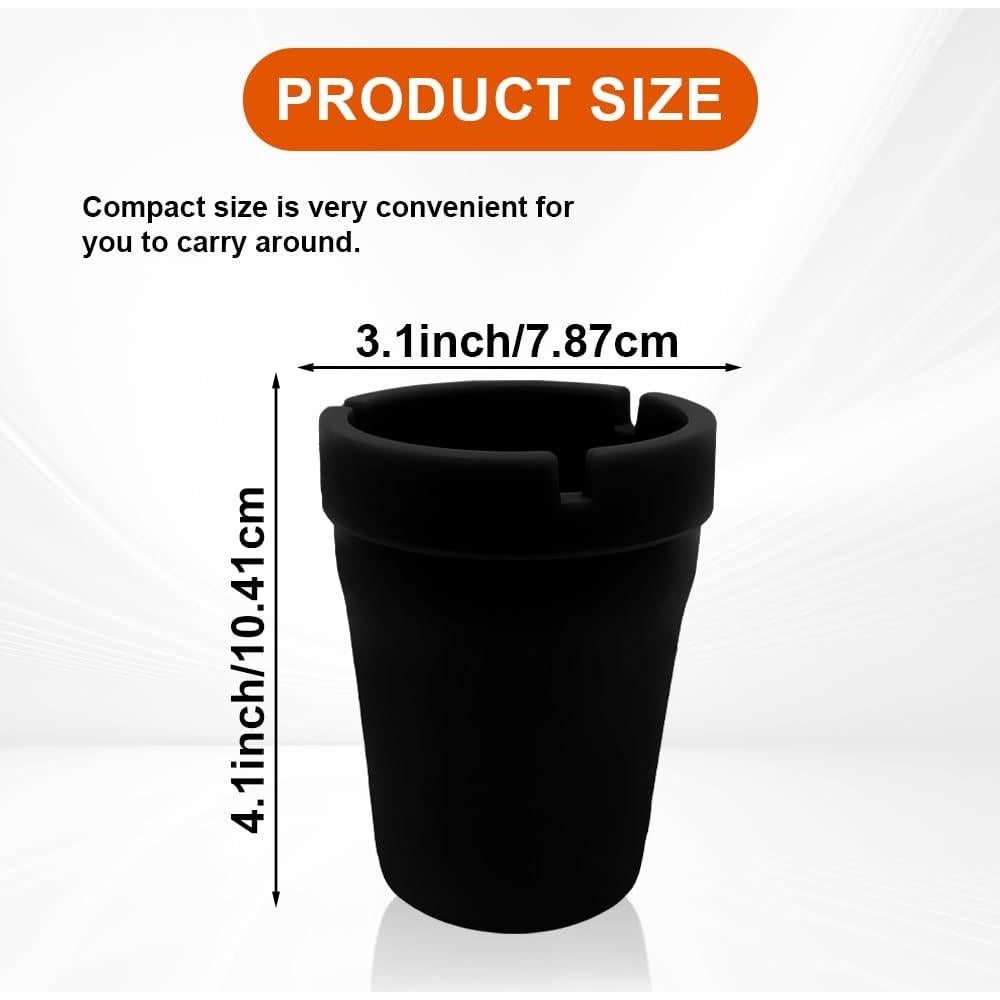 Cenicero de coche Tecledsn automático a prueba de olores 10.6 cm