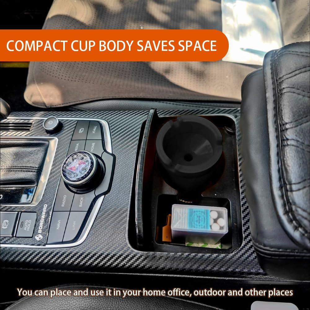 Cenicero de coche Tecledsn automático a prueba de olores 10.6 cm