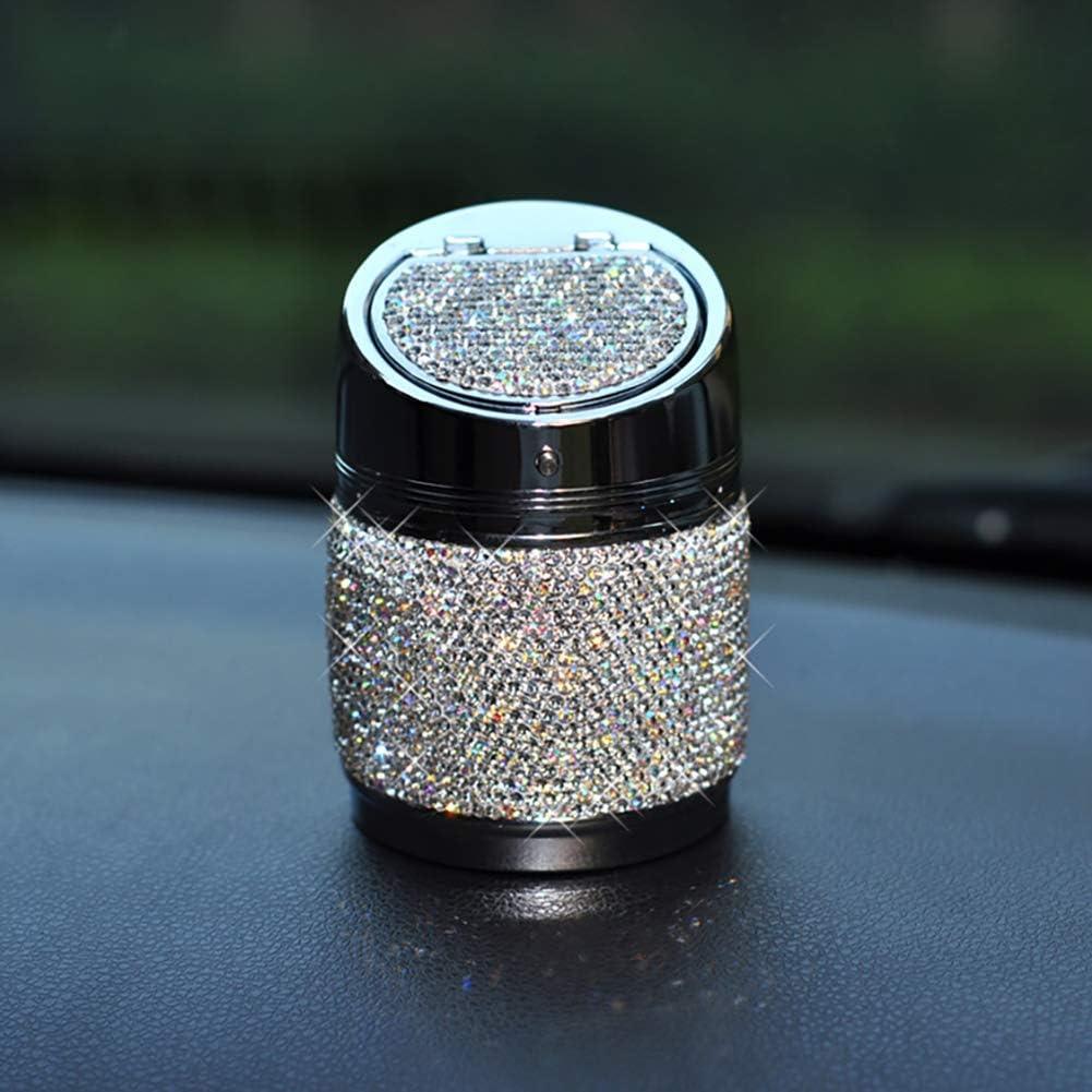 Cenicero de Auto Portátil eing de Acero Inoxidable Plata