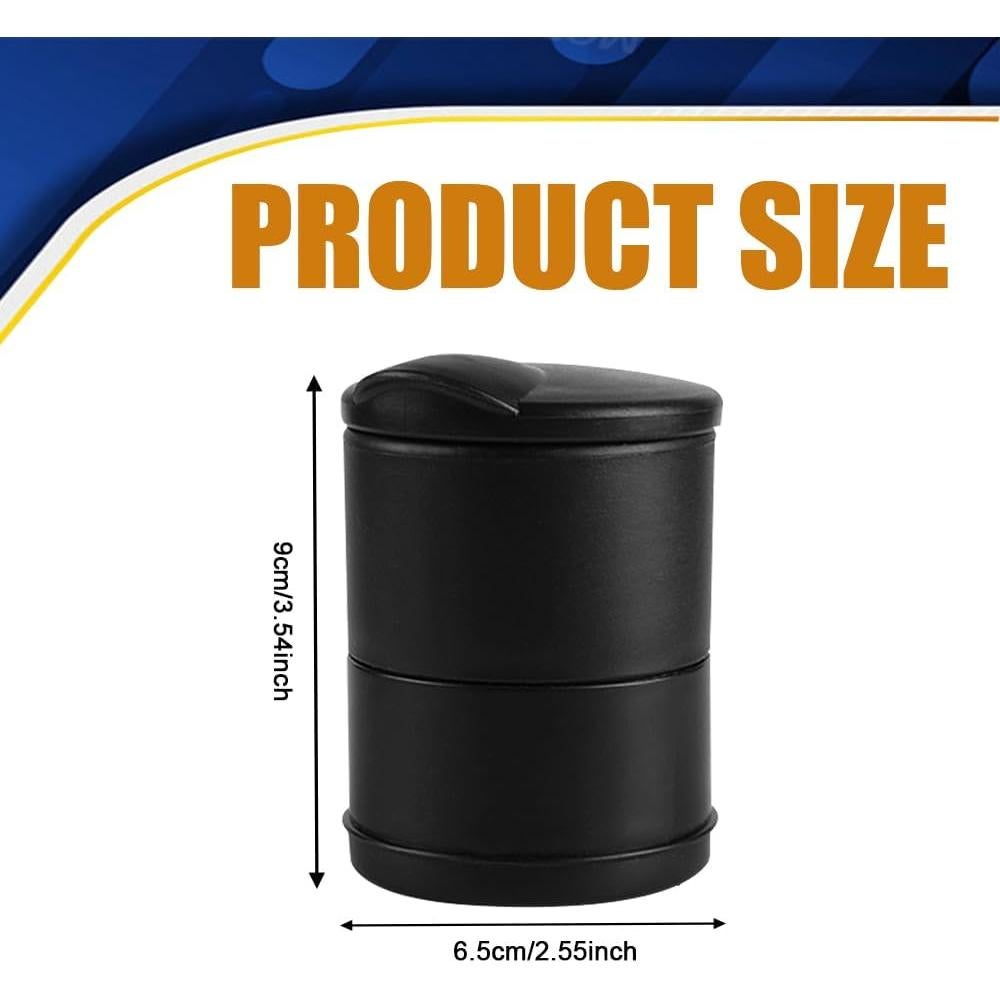 Cenicero de coche RGOAANC con tapa a prueba de olores 2 en 1