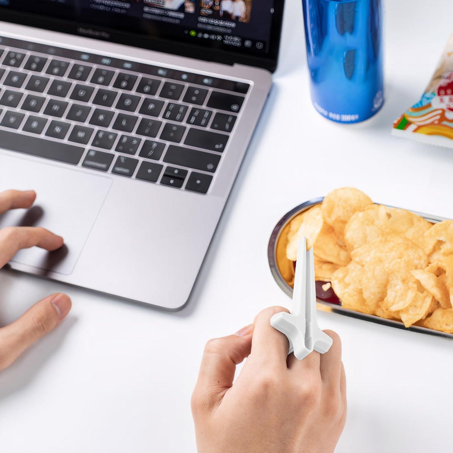 Palillos de Dedo para Snacks PKRFCJ - 6 Piezas Ergonómicos