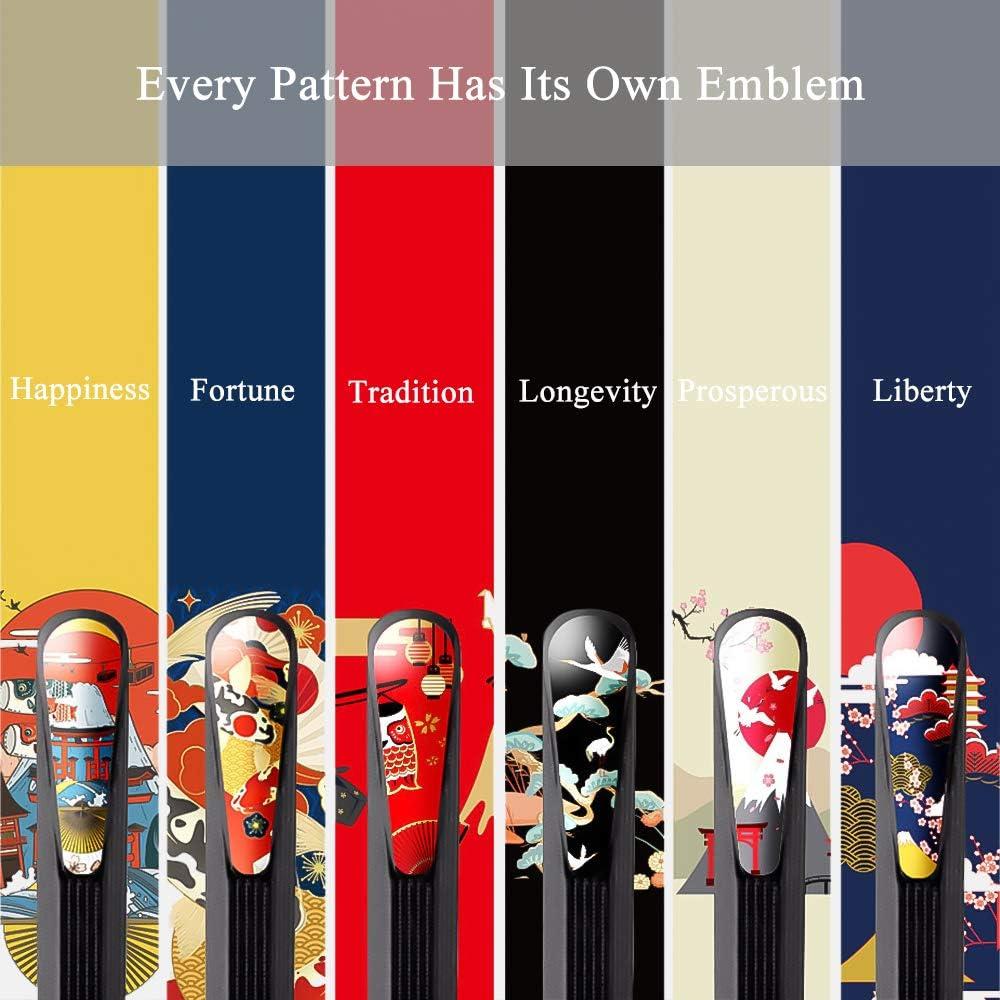 Palillos Reutilizables de Fibra de Vidrio SUPJOYES - 6 Pares Antideslizantes 24.1 cm