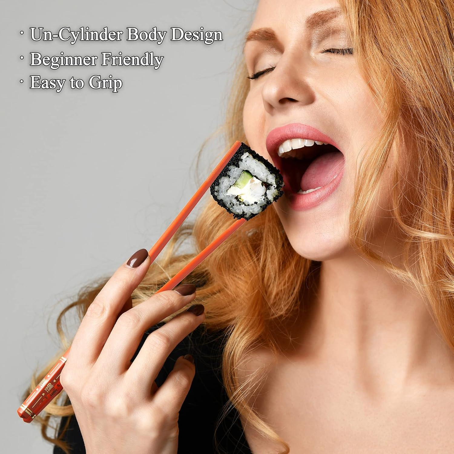 Palillos Reutilizables SUPJOYES de Fibra de Vidrio - Set de 5 Pares