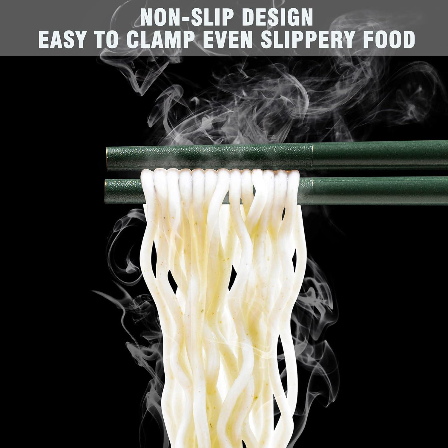 Palillos Reutilizables SUPJOYES de Fibra de Vidrio - Set de 5 Pares