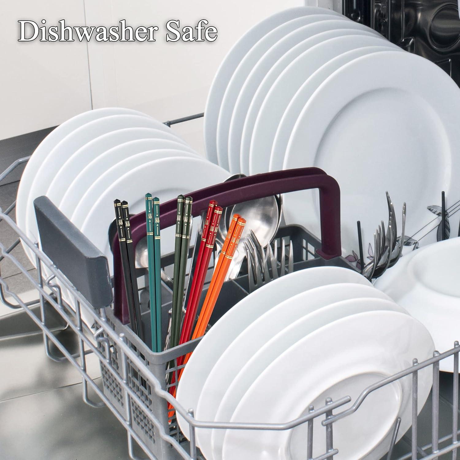 Palillos Reutilizables SUPJOYES de Fibra de Vidrio - Set de 5 Pares