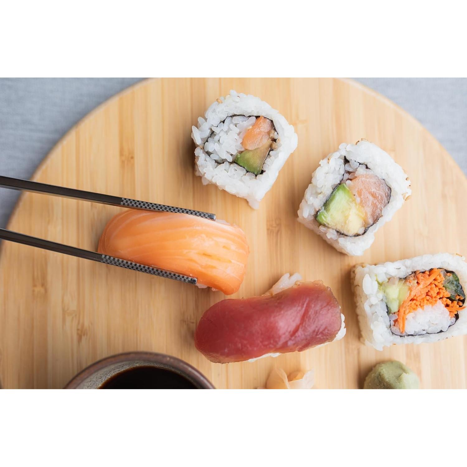 Palillos de Acero Inoxidable 316 Wooden Baker - Antideslizantes 21cm/24cm