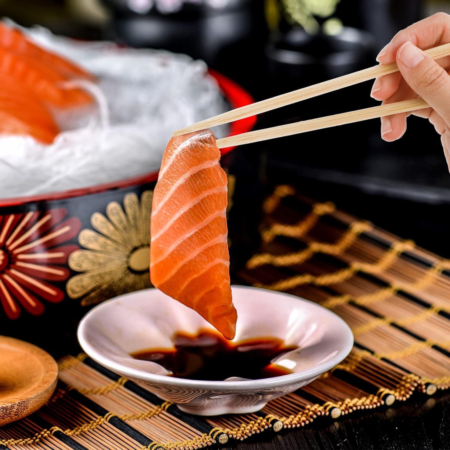 Palillos desechables de bambú Hiceeden 360 pares 21 cm