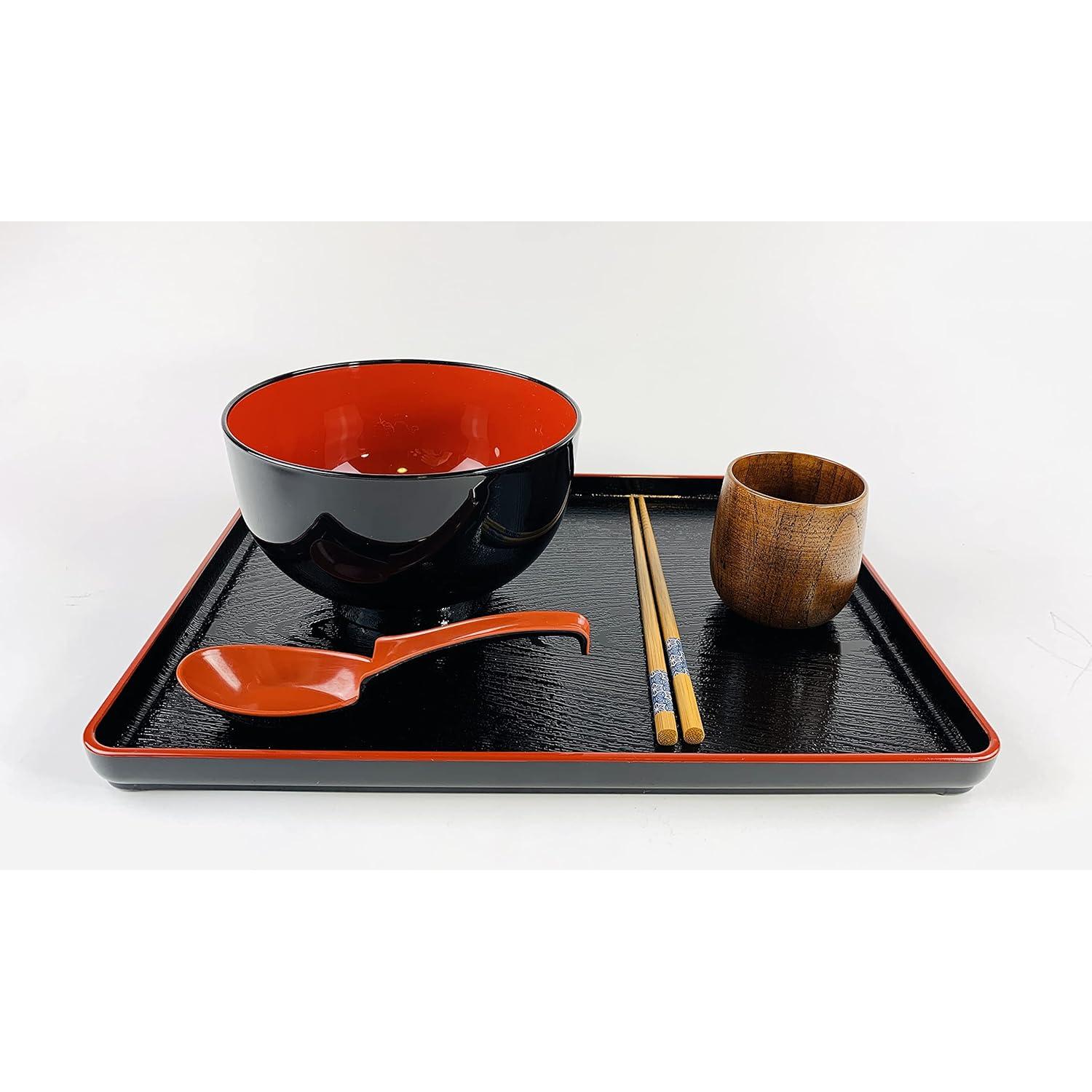 Juego de 5 pares de palillos de bambú JapanBargain 3671 - 23 cm