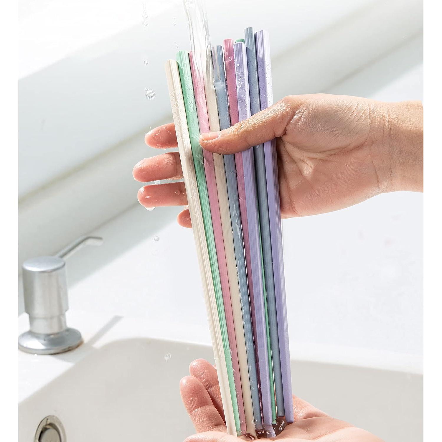 Set de Palillos Reutilizables SUPJOYES 5 Pares Multicolor 24.1cm