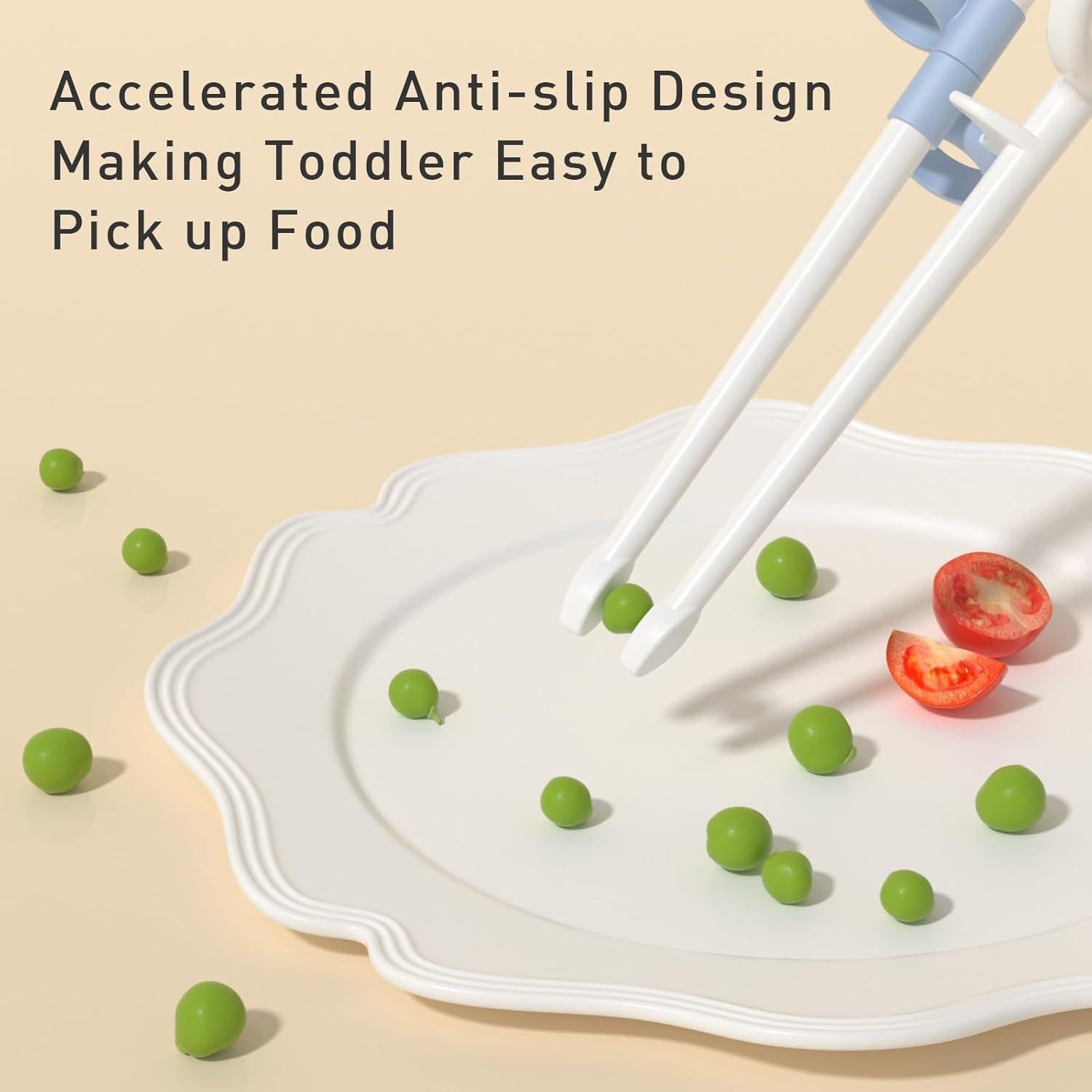 Palillos de Entrenamiento para Niños Yunhe - Azul - Seguro y Ajustable